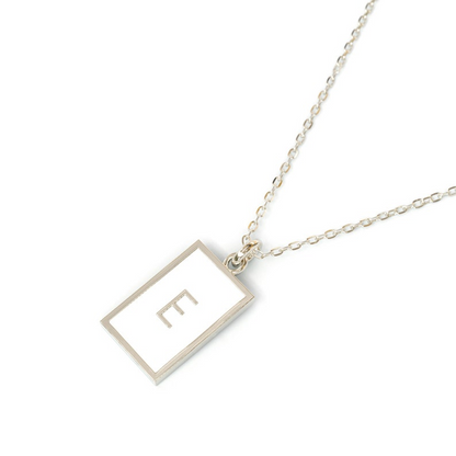 14k Solid Gold Initial Personalized Letter Necklace