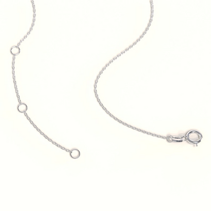 Solitaire Double Sided Dainty Diamond Bezel Necklace