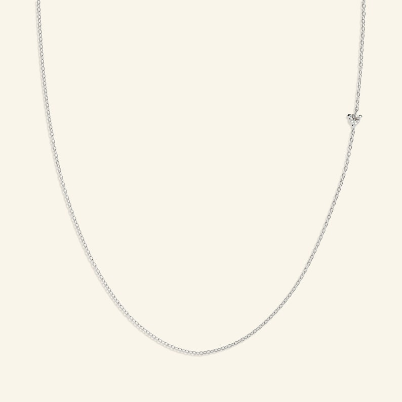 Dainty Diamond Choker Two-Sided 14K Solid Necklace